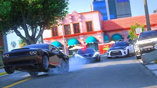 HOT PURSUIT DODGE CHALLENGER SRT DI GTA 5 ROLEPLAY