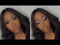 Purple No-Cut Crease | Client Makeup Tutorial