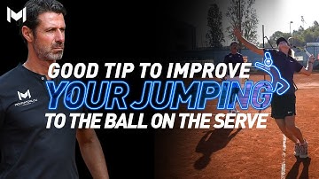 Good Tip to Improve Your Jumping to the Ball on the Serve!