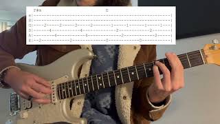 Parachutes - Coldplay // Easy Guitar Tab Video!