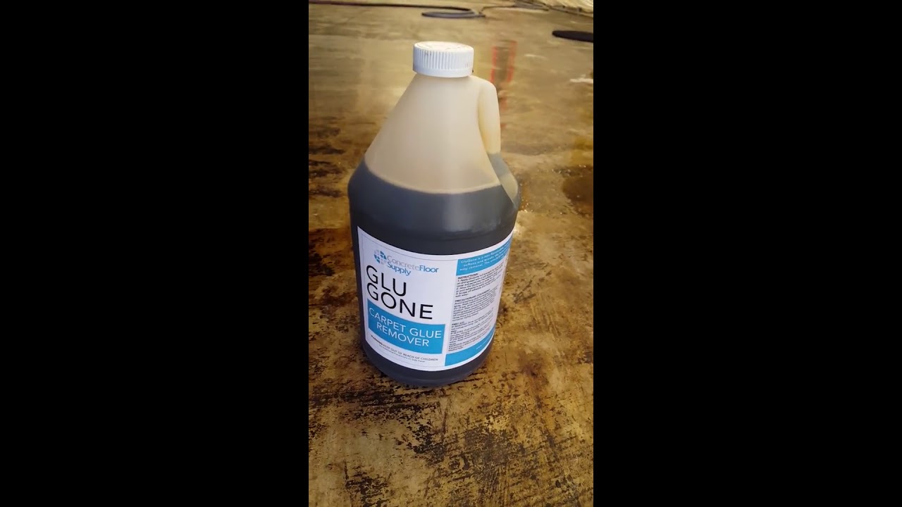 How to remove old carpet glue 