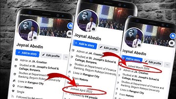How to change joined date on facebook