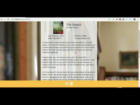 Book Review App - CS50W - Project 1