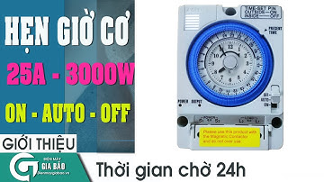 Công tắc hẹn giờ cơ TB-388 TB35-N hẹn giờ bật tắt thiết bị bằng cách xoay đồng hồ