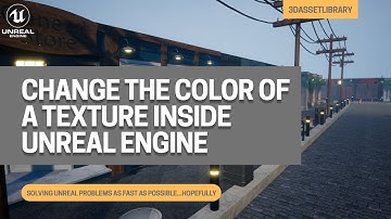 How To Use Blend Overlay To Change The Colour Of A Texture Or Material In Unreal Engine