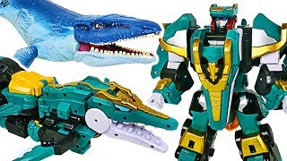 Dinocore Evolution 2 Mega D-Fighter Krono Dinosaur Transform With Tyranno, Tri, Dragon