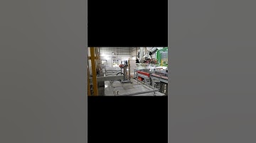 Robotic palletizer at work #palletizer