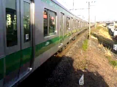 Ｅ233系埼京線（宮ハエ101編成）甲種輸送　吉川通過