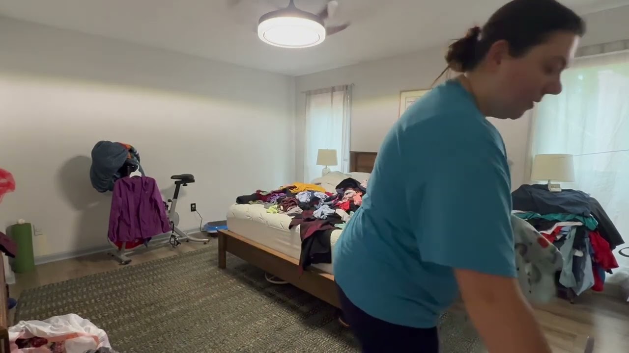 Cleaning the Roomba + Catching Up on Laundry & Floors