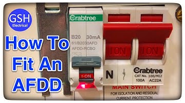 How to Fit a Crabtree Single Module AFDD Type A 30mA RCBO MCB Type B - Insulation Resistance Test