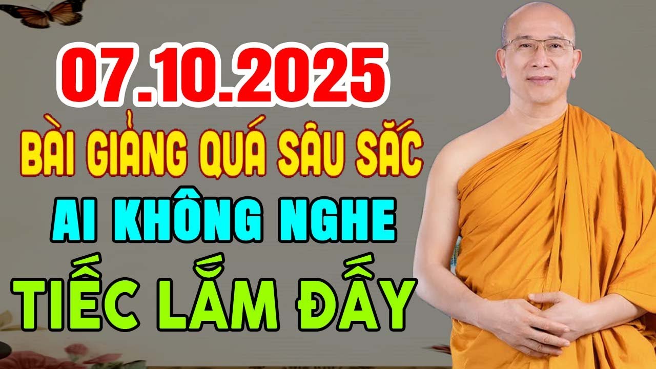 10.07.2025 СЛИШКОМ ГЛУБОКАЯ ЛЕКЦИЯ, ВЫ СОЖАЛЕЕТЕ, ЕСЛИ ЕЁ НЕ СЛУШАЕТЕ | Мастер Тхить Трук Тхай Минь