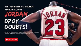 Dennis Johnson vs. Michael Jordan: The Epic 1987-88 Battle