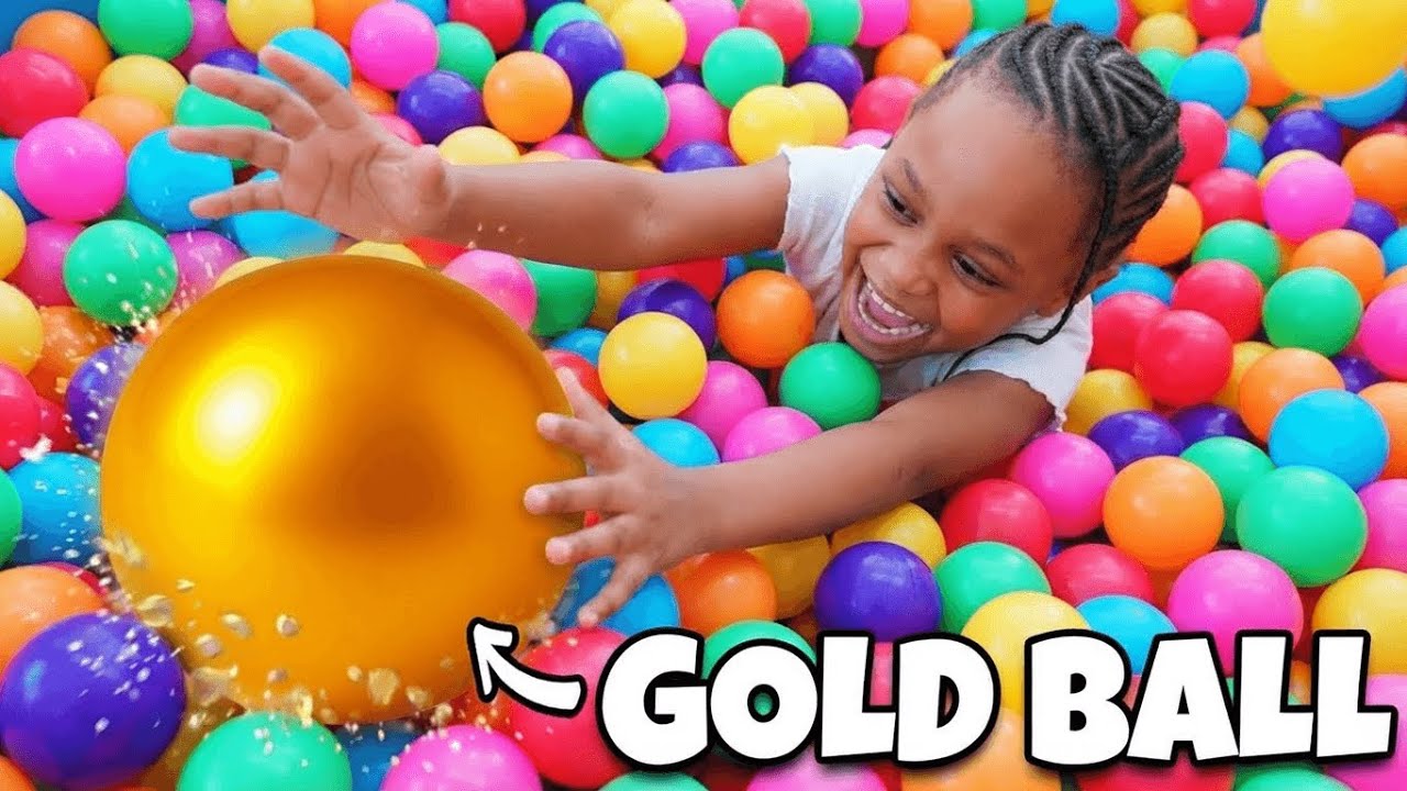 I Found the GOLD Ball in a 1,000,000 Ball Pit!