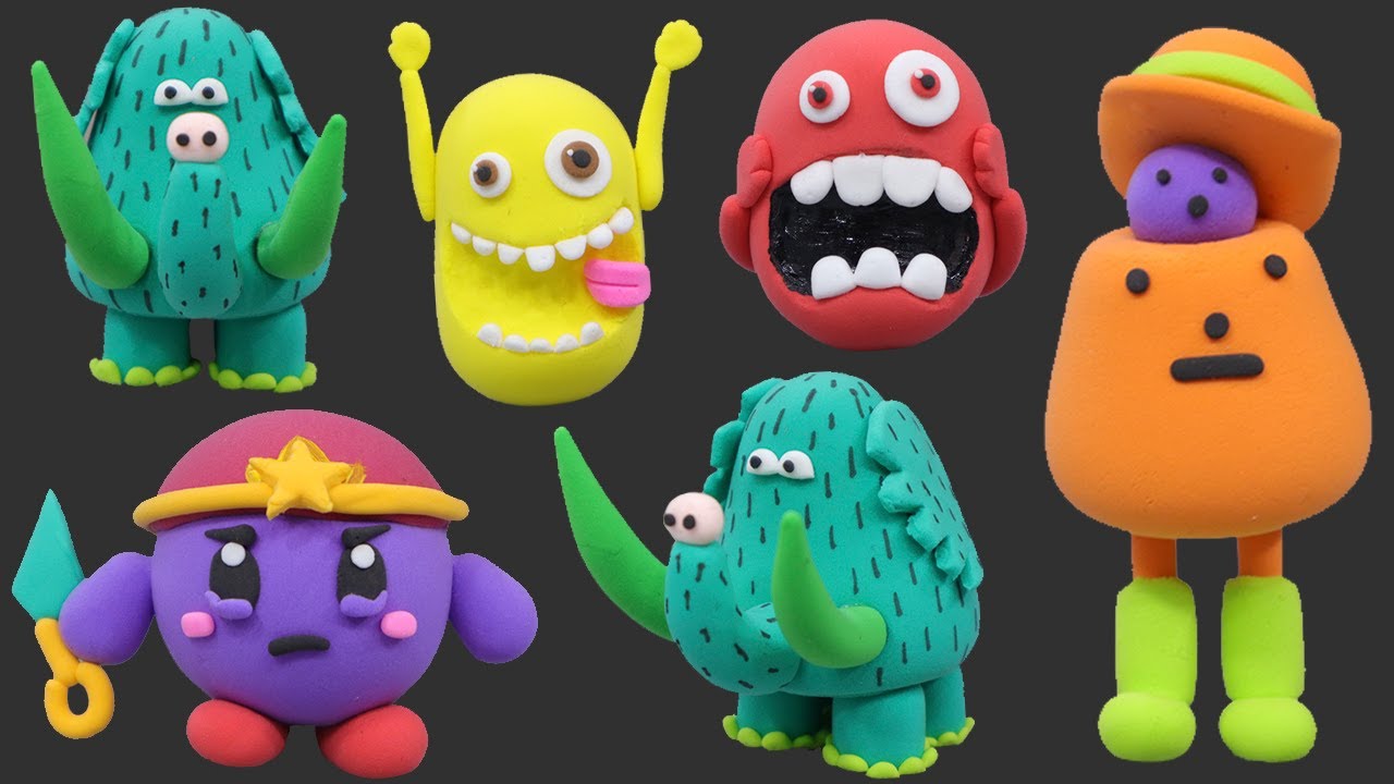 How To Mold Elephants, Star Warriors, Strange Animals From Polymer Clay