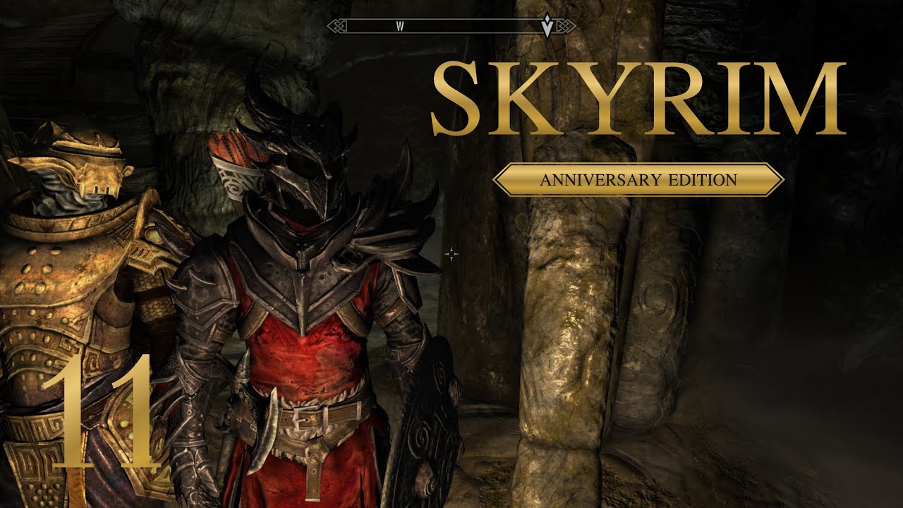 Skyrim Anniversary Edition logo.