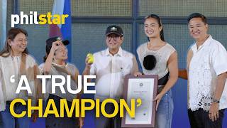 FULL: Marcos pinuri si Alex Eala sa kanyang mga tagumpay sa tennis