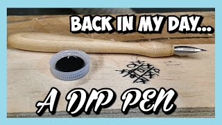 Making a DIP Pen - #woodturning