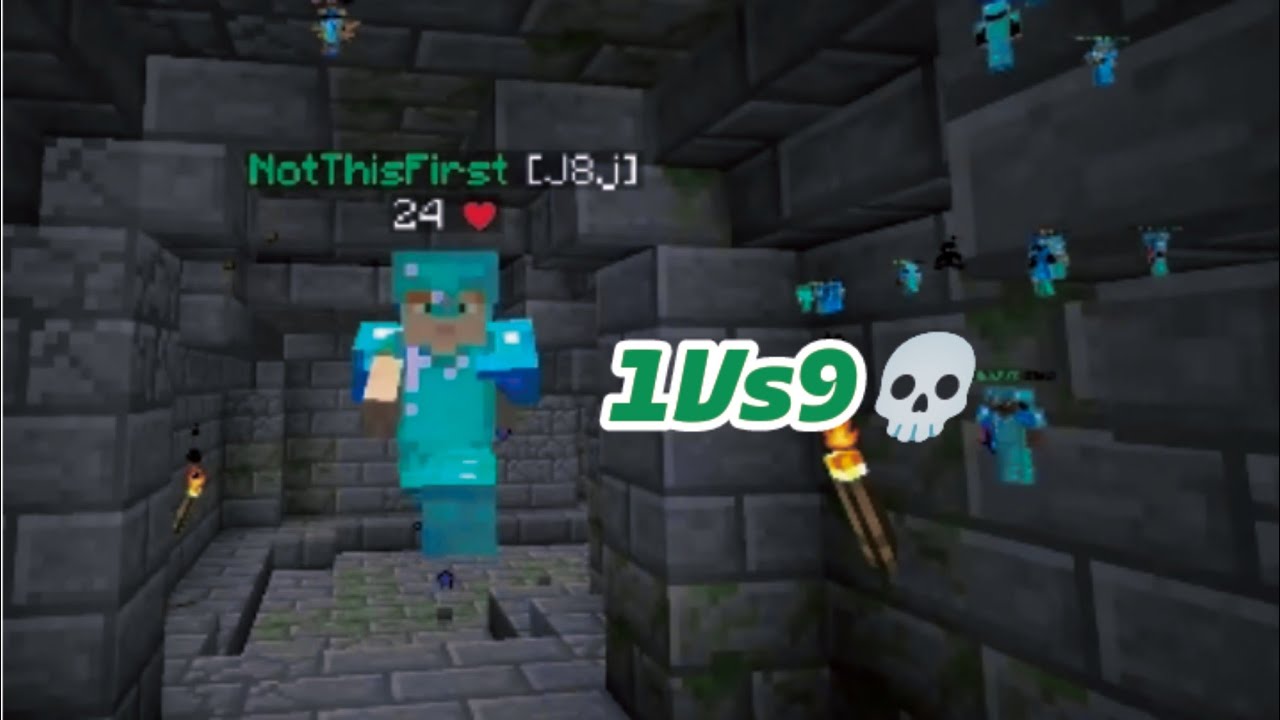 #BlocksMc RedStonePvp | 1vs9 💀 For J8j