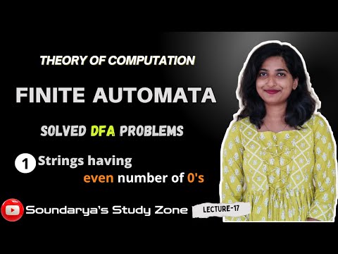 DFA to Accept Strings Having Even Number of 0’s | Transition Diagram & Table | Automata Theory
