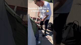 Living in a hidden secret canal #phoenix #arizona #homeless