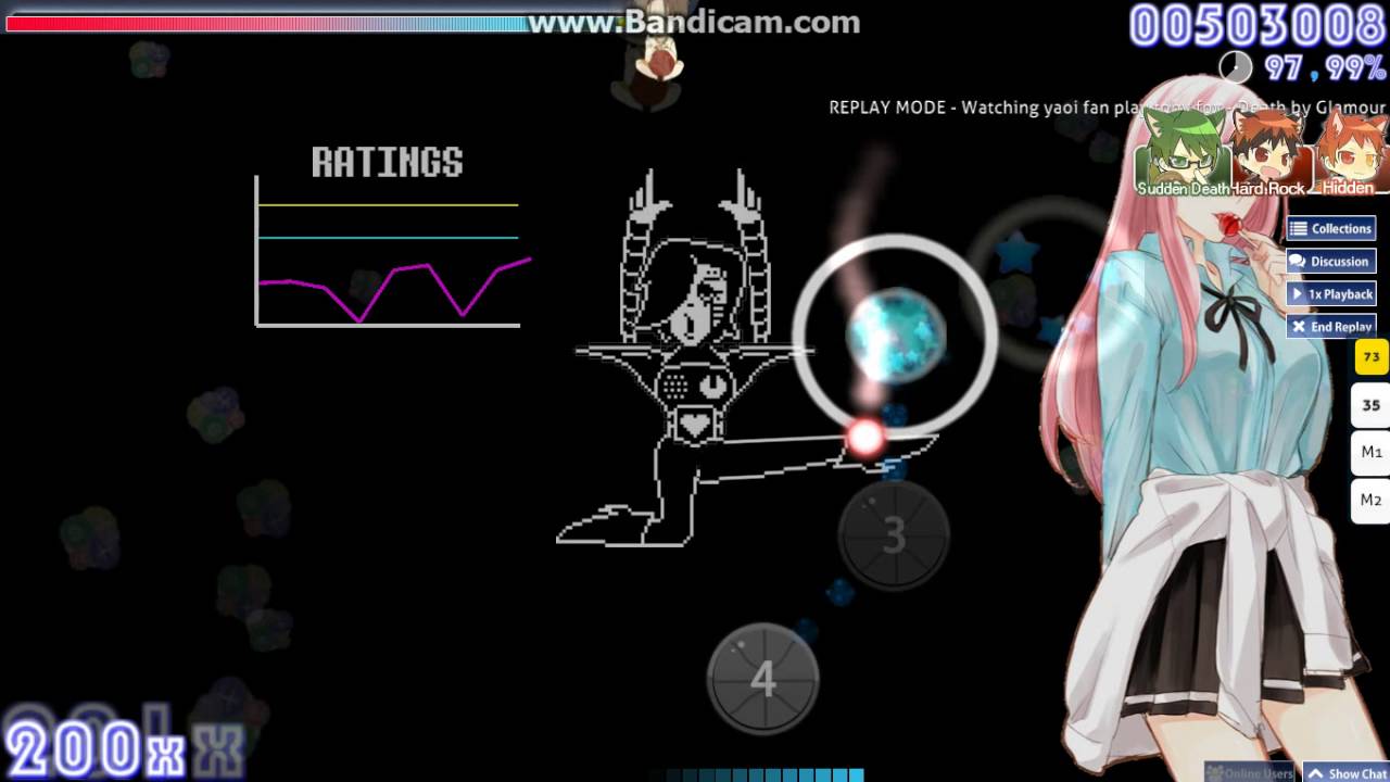 OSU! toby fox - Death by Glamour [Normal] (HR+SD+HD)