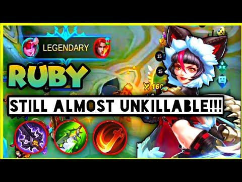 RUBY STILL ALMOST UNKILLABLE 2021 | STILL RUBY MAIN | MOBILE LEGENDS