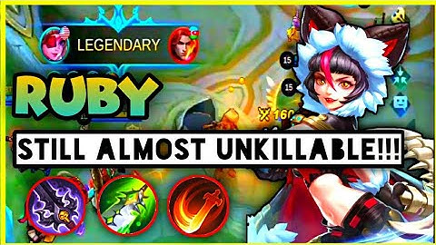 RUBY STILL ALMOST UNKILLABLE 2021 | STILL RUBY MAIN | MOBILE LEGENDS