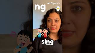 All Digraph Sounds with Action #kidslearning #shorts