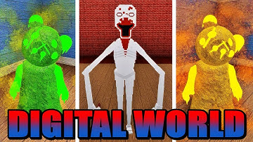 [1 DAY ONLY!] How to get DIGITAL WORLD BADGE + SCP-096 MORPH & 7 MORPHS in PIGGY RP : INFECTION!