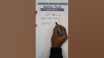 Find the value of X | Algebra | Tricks of math | Tricksofmath | maths trick