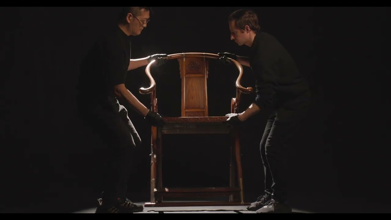 A 17th Century Exceptional and Very Rare Huanghuali Folding Chair