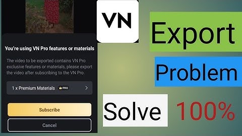 VN app me video save nahi ho raha hai |VN app export problem solve 2025 | How to vn export problem