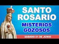 Santo Rosario de hoy Sábado 01 de Junio de 2024. Misterios Gozosos.