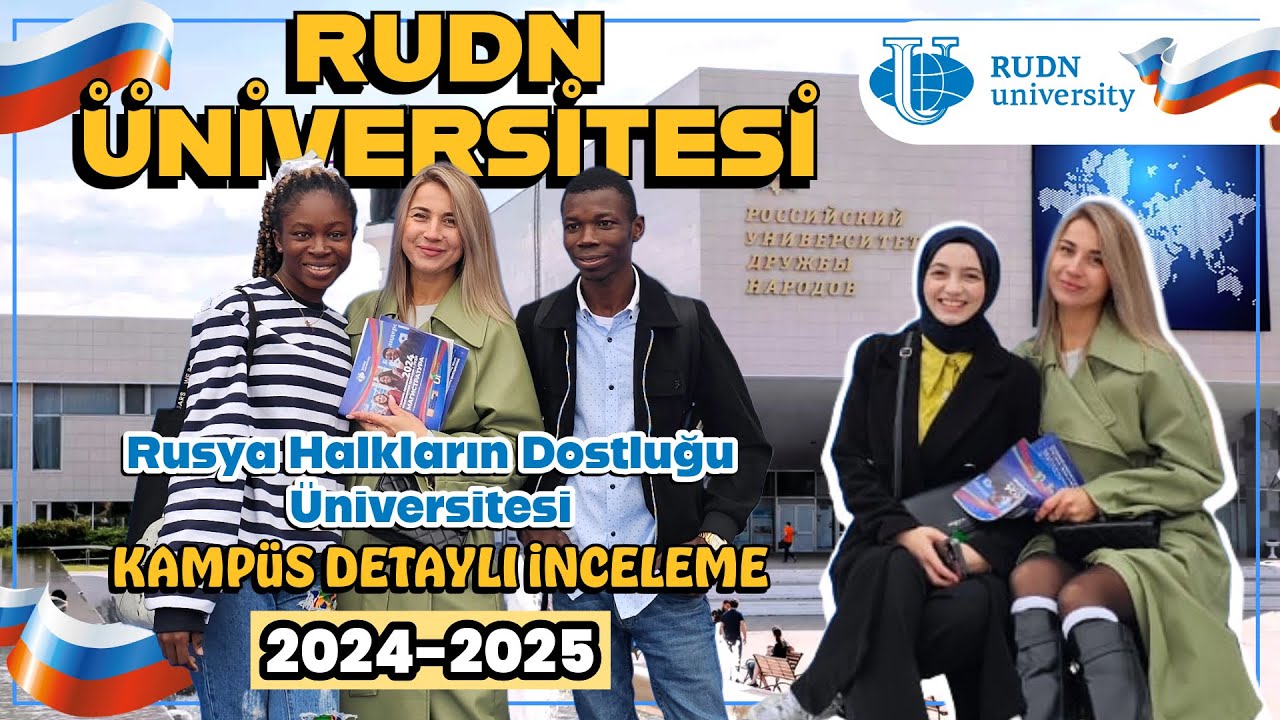 RUDN MOSKOVA HALKLARIN DOSTLUĞU Üniversitesi Tanıtım | Kampüs Ana Bina RUDN university campus review