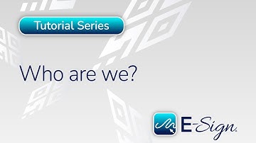 E-Sign - Electronic Signature Platform Introduction Video