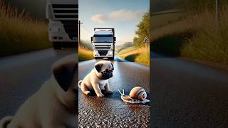 Cute Rabbit Recused Poor Pug,Then Pug Fighted For Him Animals