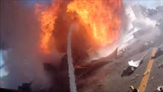 Warrior Run Area Fire Department-Vehicle Accident With Fire Helmet Camera