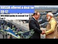 RUSSIA offer Sukhoi -57 to INDIA . #geopolitics #currentaffairs #india #russia