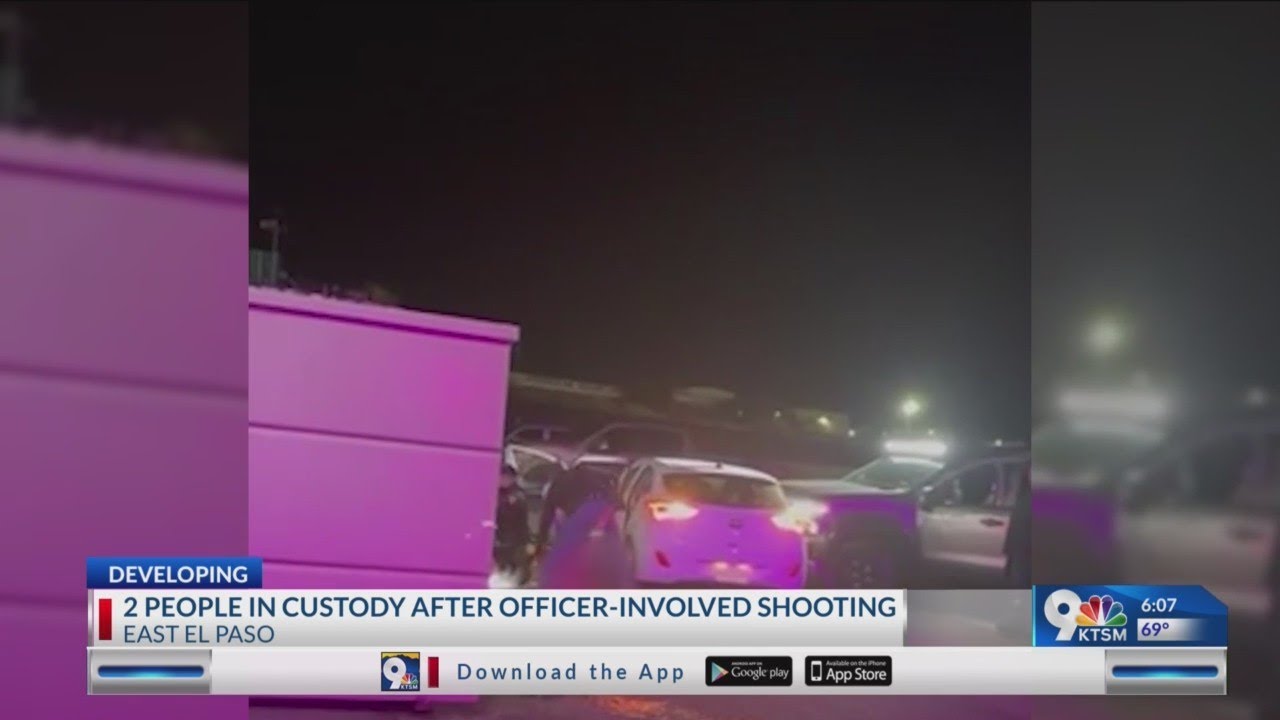 2 people in custody after officer-involved shooting in East El Paso ...