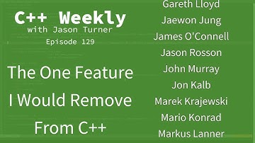 C++ Weekly - Ep 129 - The One Feature I