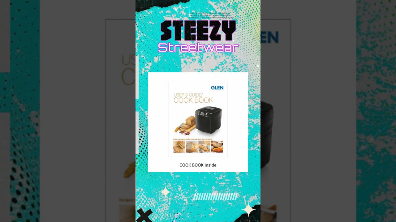 Glen Plastic Bread Maker & Atta Kneader Machine, Fully Automatic, 700-900Gm, With Time Delay Star...