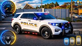 US Police Car Chase Cop Sim 3D - Gameplay Walkthrough Part 1 - Tutorial (iOS,Android) screenshot 1