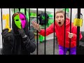 Last To Leave MYSTERY NEIGHBOR ESCAPE ROOM $10,000 Challenge (Prank on Grace Sharer for 24 Hours)