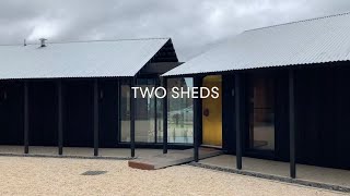 Two Sheds Completed Project Walk through with Ben Shields of DREAMER