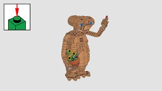 LEGO Ideas 21370, E.T. the Extra-Terrestrial - building instructions