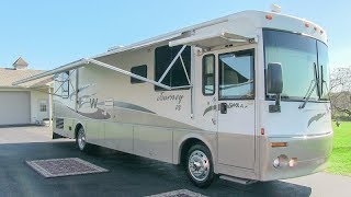 2002 Winnebago Journey DL 36GD Class A Diesel Motorhome Walk-Around Tutorial Video