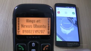 Incoming Call & Outgoing Call At The Same Time Texet 111Nexus 5 With Ubuntu