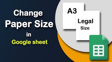 How to Change Paper Size in Google Sheets Quickly
