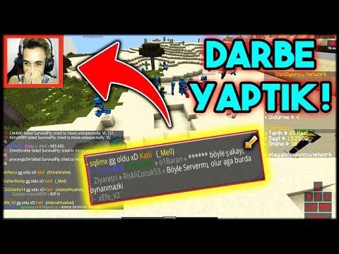 SERVERE DARBE YAPTIK - KURUCU ÇILDIRDI !! - MİNECRAFT FACTİON