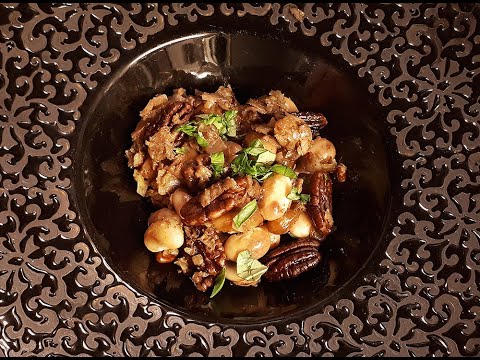 VEGAN White Bean and Pecan Salad and VEGETARIAN BURGER MIX Recipe